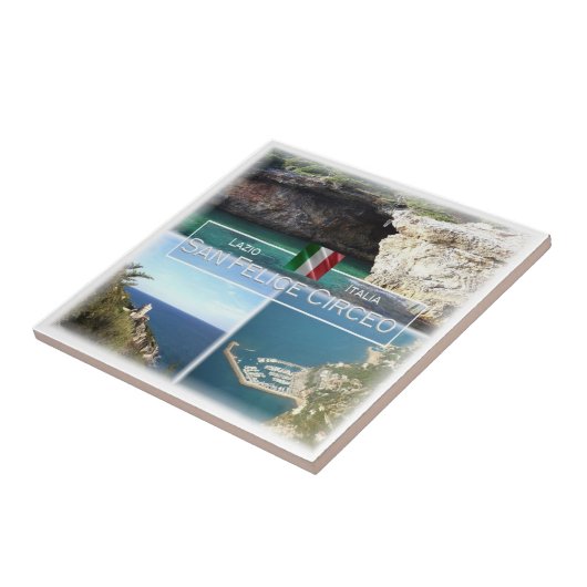 LZO033 SAN FELICE CIRCEO, Latium, Fliese (Seite)