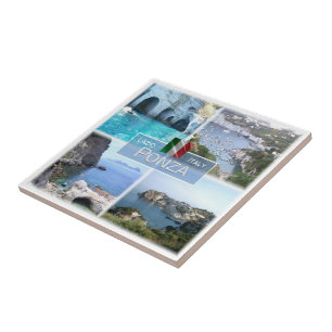 LZO042 PONZA, Latium, Fliese