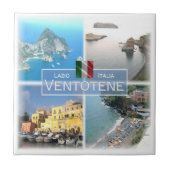 LZO045 VENTOTENE, Latium, Fliese (Vorderseite)