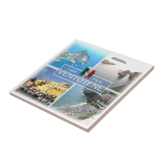 LZO045 VENTOTENE, Latium, Fliese (Seite)