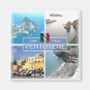 LZO045 VENTOTENE, Latium, Italien, Kühlschrank Magnet