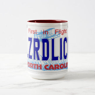 LZRDLICK NC Platte Zweifarbige Tasse