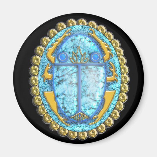 Lzuli scarab magnet (Vorne)