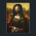 M0NA1ZA-582 Postkarte<br><div class="desc">Ein Renaissanceroboter Mona lisa M0NA1ZA-582</div>