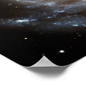 M101 Pinwheel Spiralgalaxie NASA Poster (Ecke)