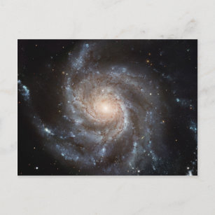 M101 Pinwheel Spiralgalaxie NASA Postkarte