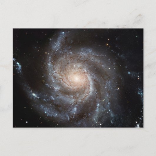 M101 Pinwheel Spiralgalaxie NASA Postkarte (Vorderseite)