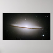 M104 Sombrero Galaxy - Poster (Vorne)
