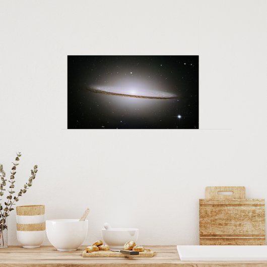 M104 Sombrero Galaxy - Poster (Küche)