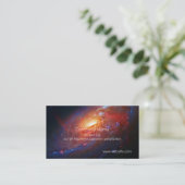 M106 Spiralarm, Stöcke Venatici Visitenkarte (Stehend Vorderseite)