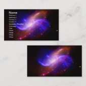 M106 Spiralgalaxie-Emission NASA Visitenkarte (Vorne/Hinten)