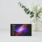 M106 Spiralgalaxie-Emission NASA Visitenkarte (Stehend Vorderseite)