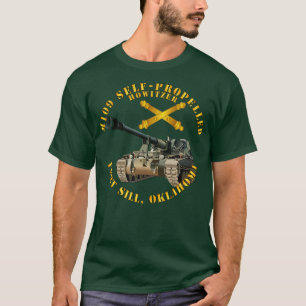 M109 155MM SP Ft Fill OK w Künstlerisch Br T-Shirt