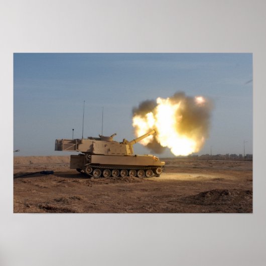 M109A6 Howitzer Poster (Vorne)