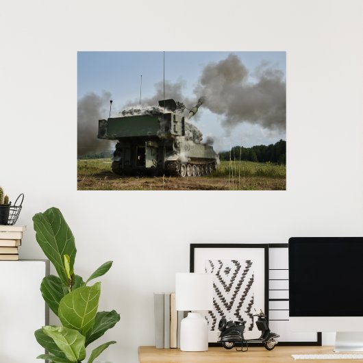 M109A6 Paladin Poster (Heimbüro)