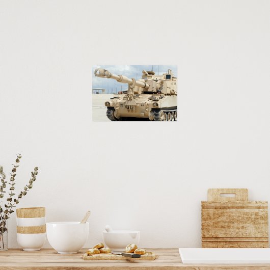 M109A6 Paladin Poster (Küche)