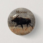 M10 Stier Elche Button (Vorderseite)