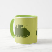 M113 ACAV APC Silhouette-Tasse Tasse (Vorderseite Links)