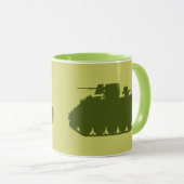 M113 ACAV APC Silhouette-Tasse Tasse (VorderseiteRechts)