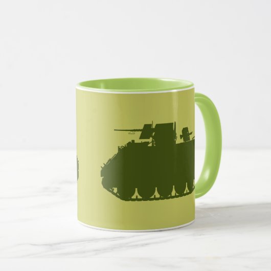 M113 ACAV APC Silhouette-Tasse Tasse (VorderseiteRechts)