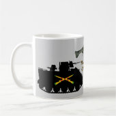 M113 ACAV Maschinen-Artillerist-Tasse Bahn-M60 Kaffeetasse (Links)