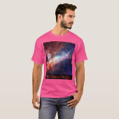 M17 Omega Nebula Messier Objekt 17 Raumastronomie T-Shirt (Vorne ganz)