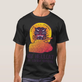 M18 Hellcat suchen zerstören im Synthwave-Stil T-Shirt