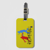 M190166 Basketball| Gepäckanhänger (Vorderseite Vertikal)