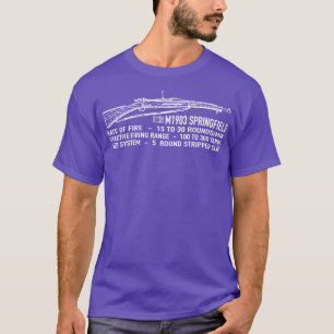 M1903 Springfield US Rifle Caliber 30 06 Modell 19 T-Shirt