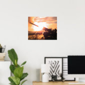 M198 155 mm Anhänger Howitzer Poster (Heimbüro)