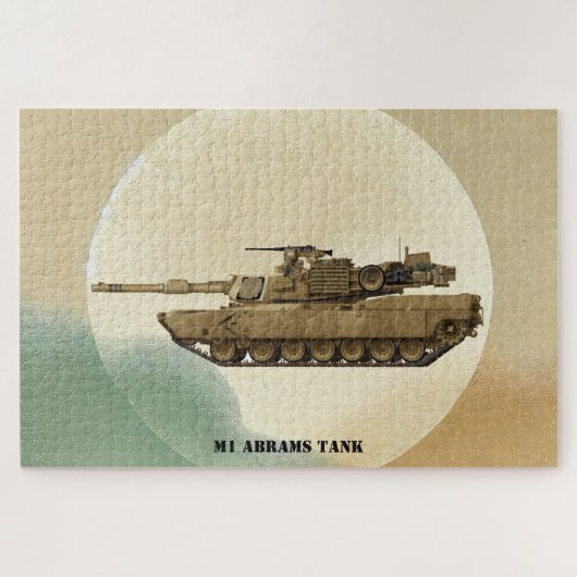 M1 Abrams: Ikonische US-Schlachthöfe Puzzle (Horizontal)