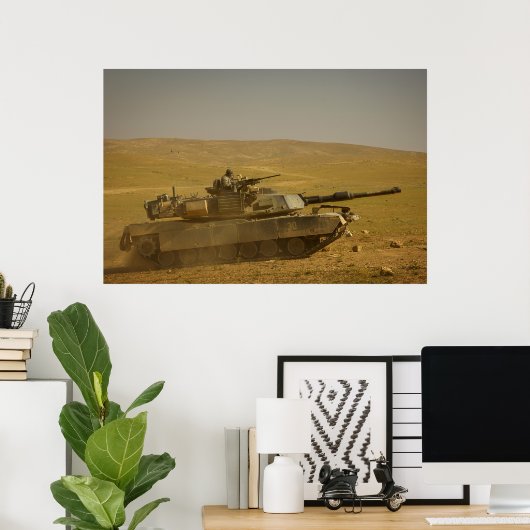 M1 Abrams Poster (Heimbüro)