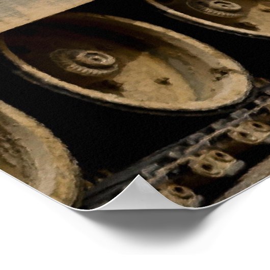 M1 Abrams Tank Poster (Ecke)