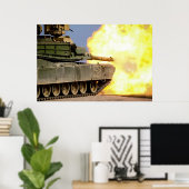 M1 Abrams Tank Poster (Heimbüro)