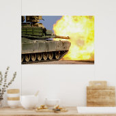 M1 Abrams Tank Poster (Küche)