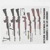 M1 CARBINES & BAR FLEECEDECKE (Vorderseite (Horizontal))