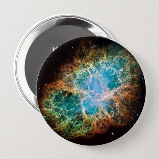 M1-Crab Nebelfleck eine Wissenschafts-u. Button (Vorne & Hinten)