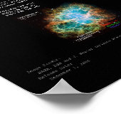 M1 - Der Krabbennebel Poster (Ecke)