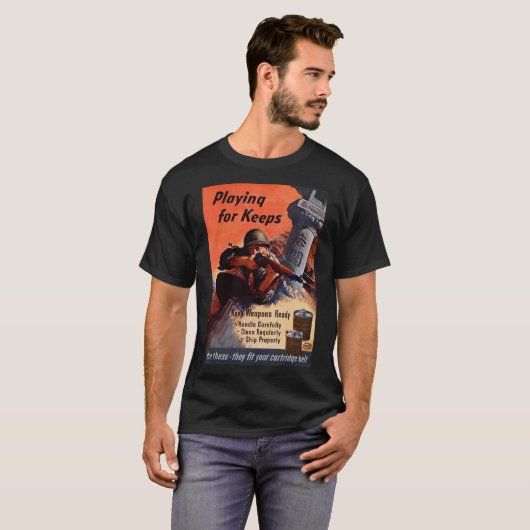 M1 Garand-Handfeuerwaffen Weltkrieg 2 Shirt (Vorne ganz)