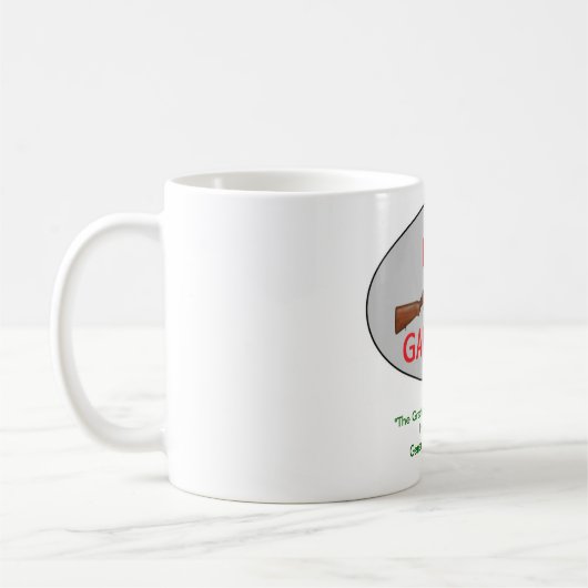 M1 Garand Kaffee-Tasse Kaffeetasse (Links)