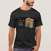 M1 Garand Klingeln-Schwarzes T-Shirt (Vorderseite)