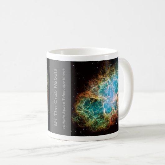 M1 Krabbennebel Kaffeetasse (VorderseiteRechts)