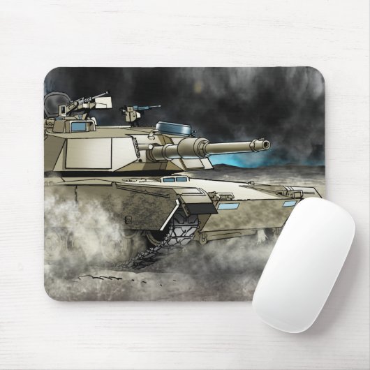 M1-Tanklappen Mousepad (Mit Mouse)