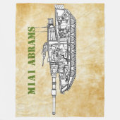 M1A1 ABRAMS FLEECEDECKE (Vorderseite)