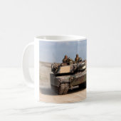 M1A1 Abrams Hauptkampftank Kaffeetasse (Vorderseite Links)