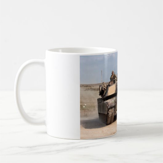 M1A1 Abrams Hauptkampftank Kaffeetasse (Links)