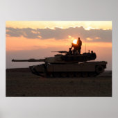 M1A1 Abrams Hauptkampftank Poster (Vorne)