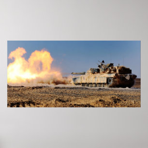 M1A1 Abrams Hauptkampftank Poster