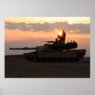 M1A1 Abrams Hauptpanzer Poster