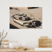 M1A1 Abrams Poster (Küche)